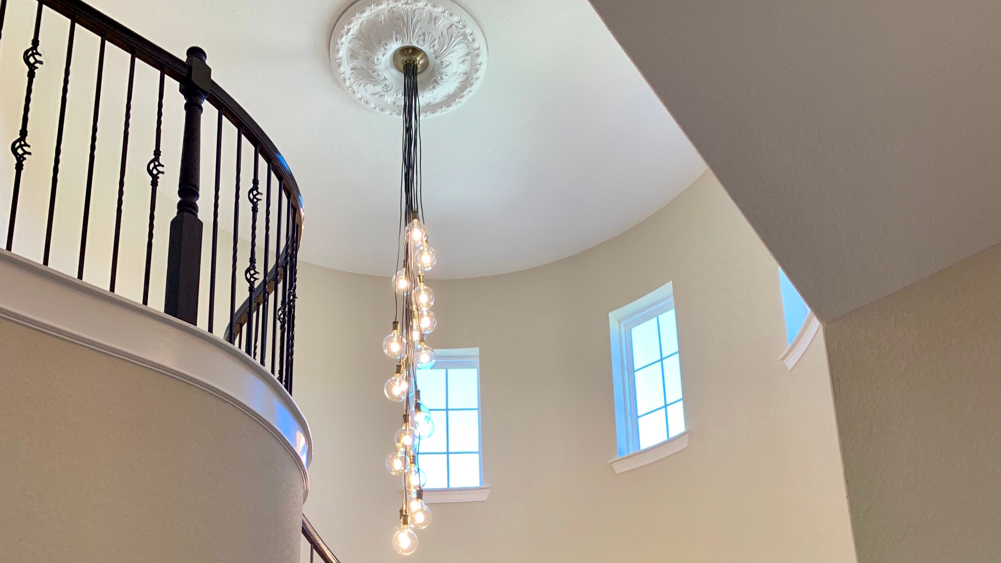 Staggered Cluster Chandeliers