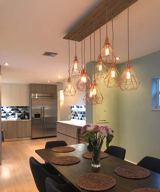Customize: Wood Dining Chandelier