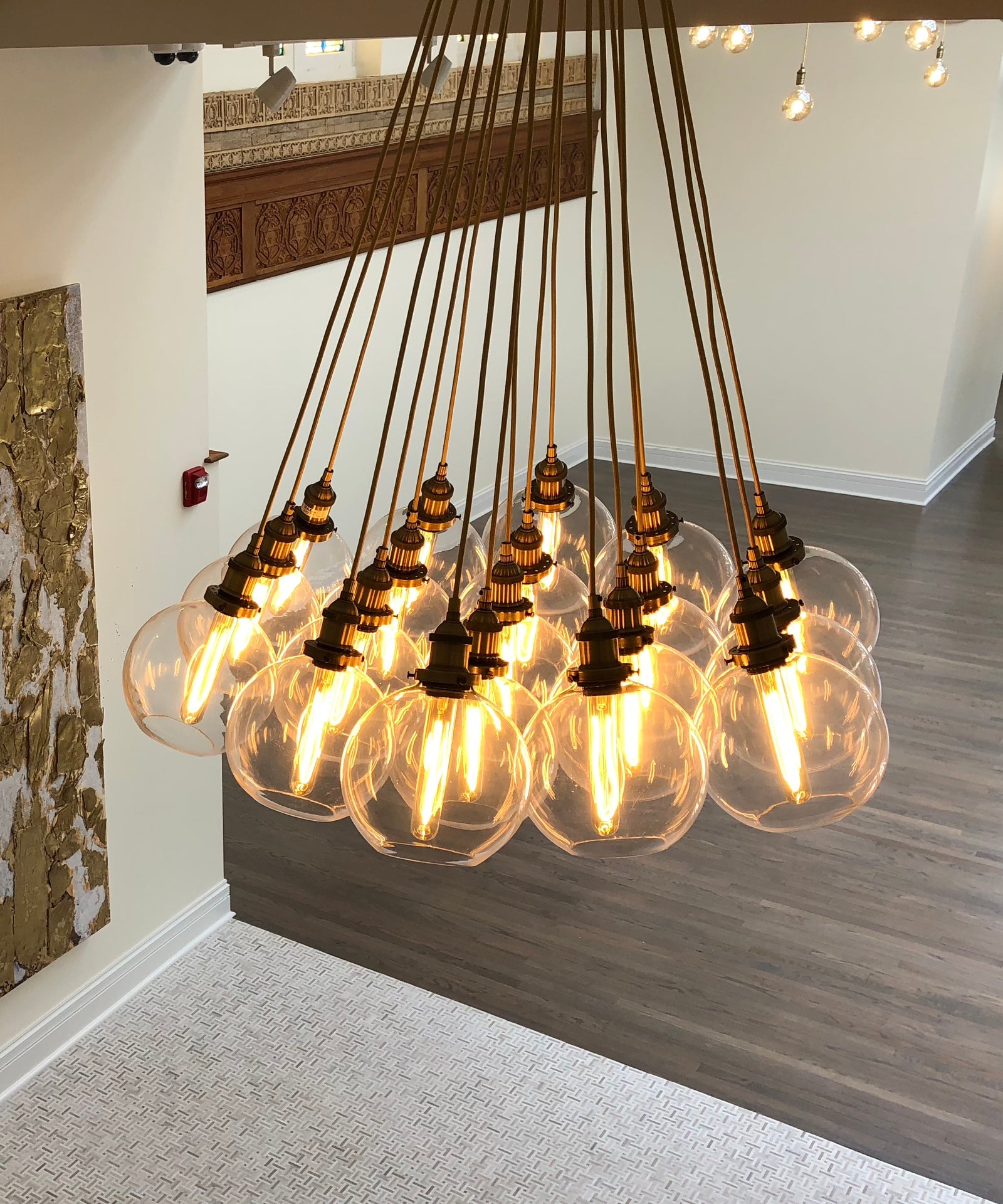 XL 8" Globe Cluster Chandelier