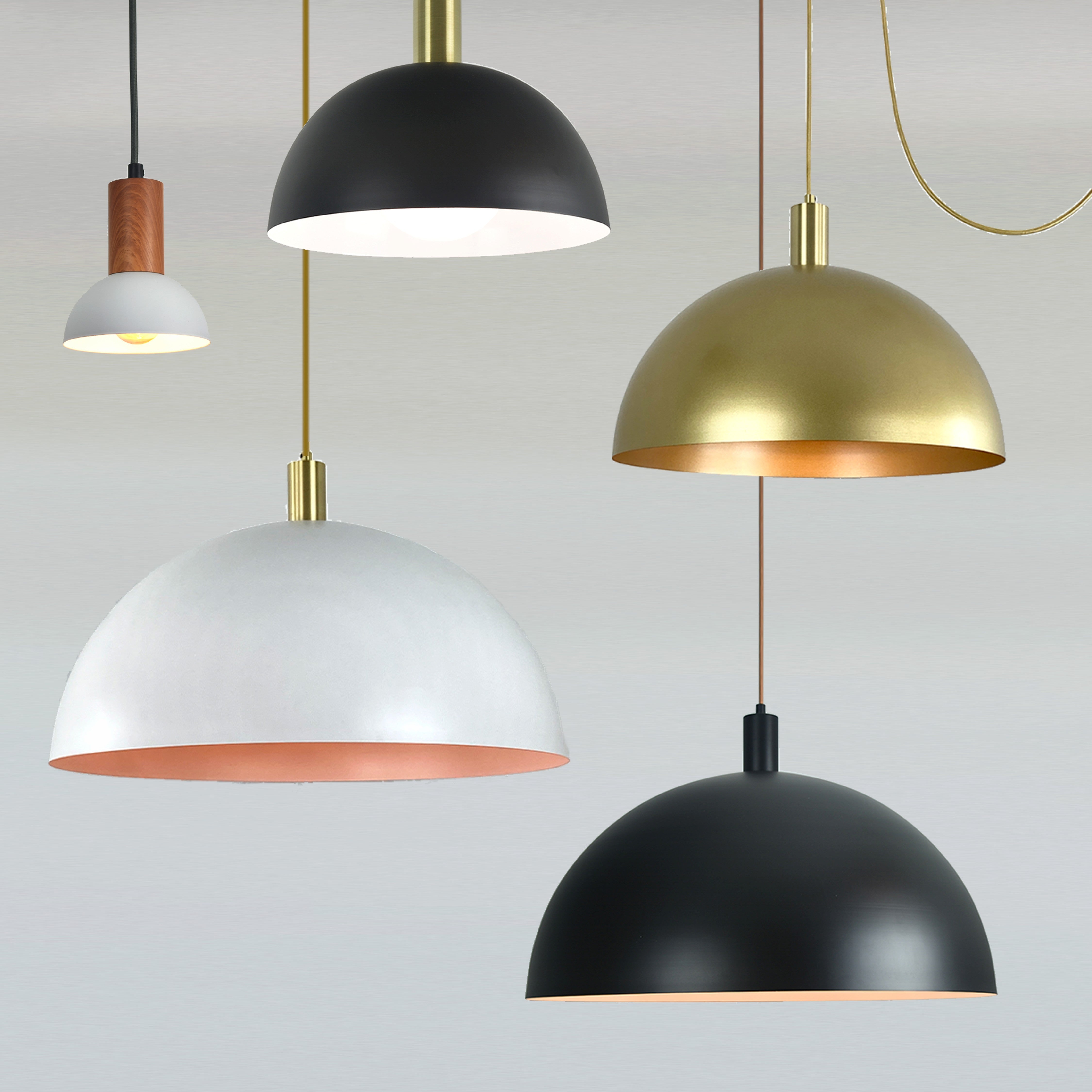 Customize: Single Pendant - Modern Dome