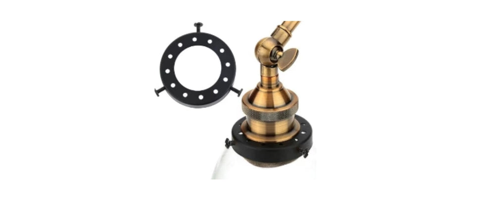 shade adapter 2 1/4" pendant light