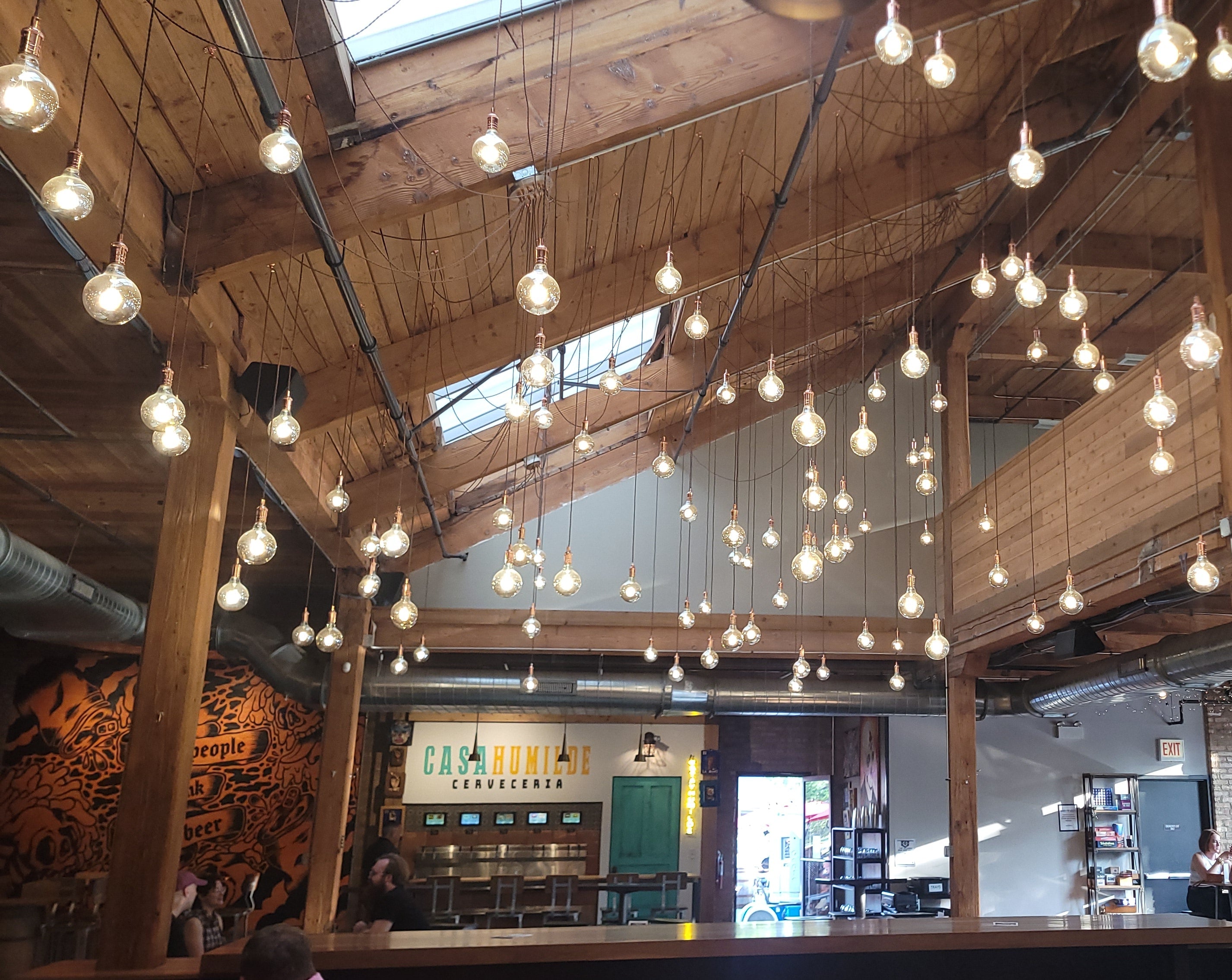 brewery lighting 2 story starry sky globe chandelier pendant lighting