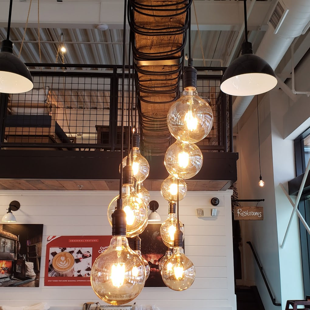 Bulb: LED - Clear 5" Globe 2700K