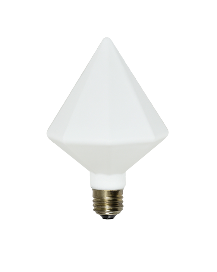 Bulb: LED - Porcelain Matte White Diamond