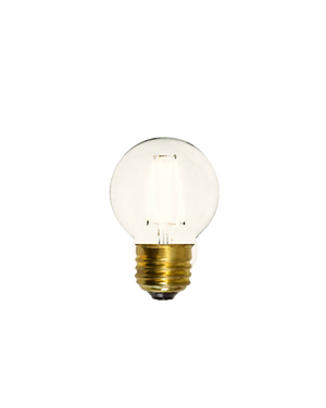 Bulb: LED - Clear 2" Globe 2700K