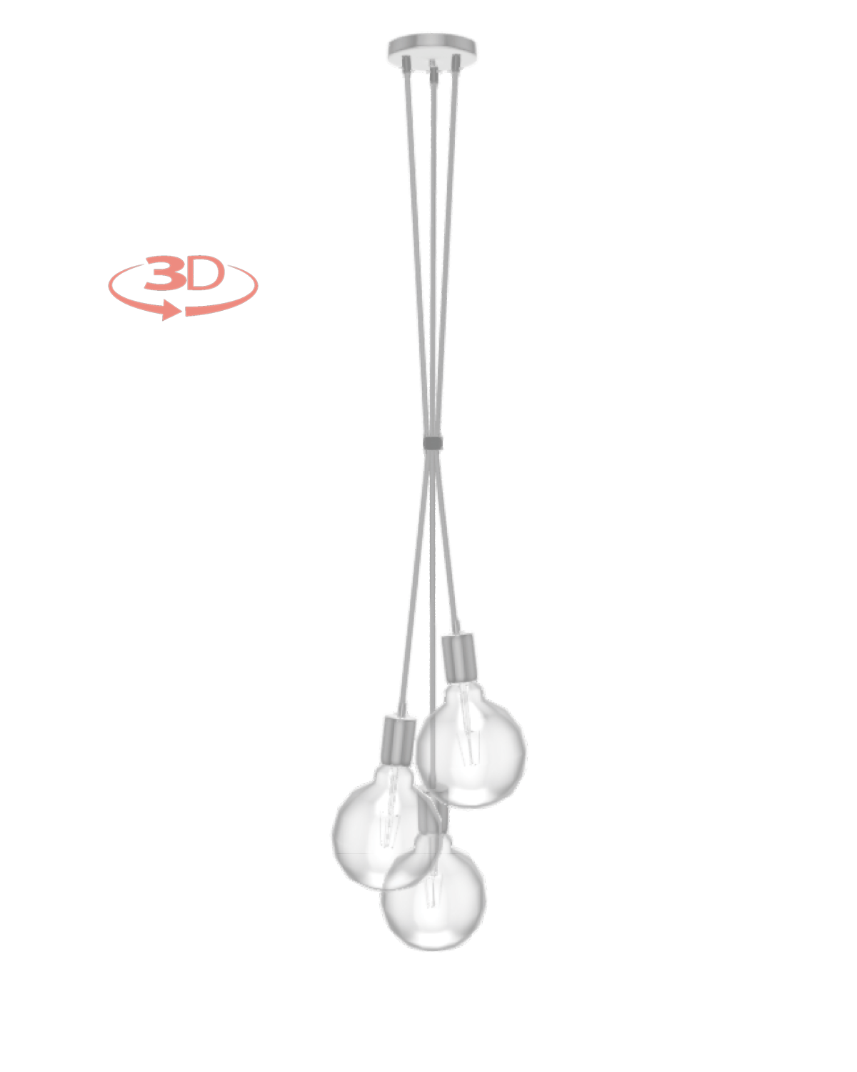 Cluster Chandelier - Grape: Design Your Own 3 Pendant