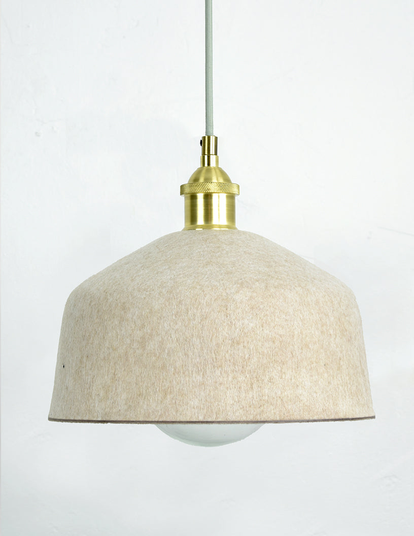 Khaki 10" Dome Felt Shade