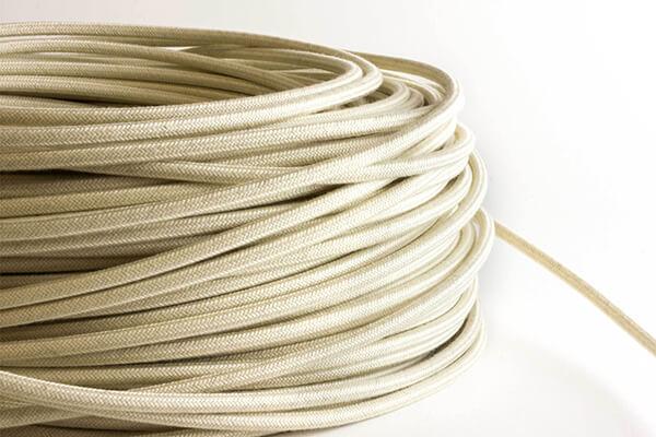 Beige Fabric Cord by the Foot Hangout Lighting