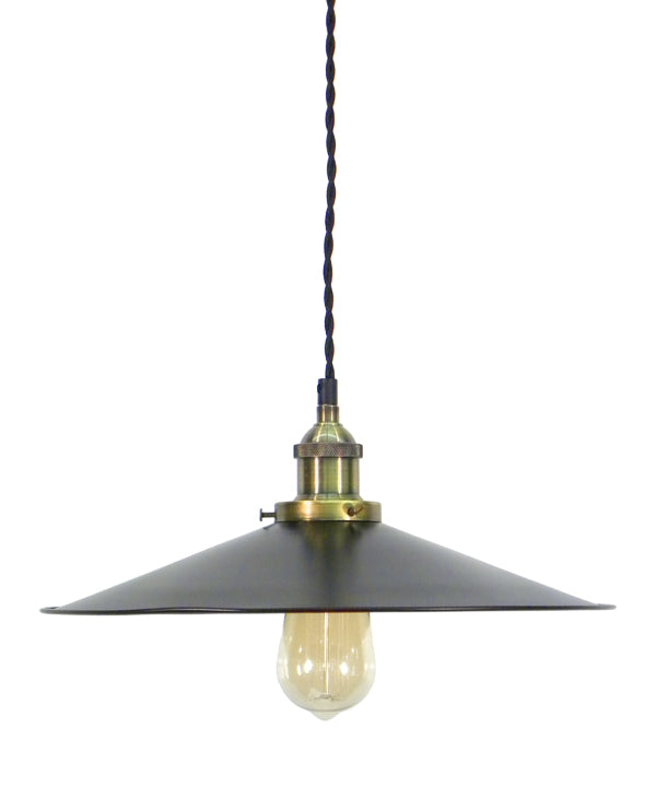 Flat 14" Black Shade