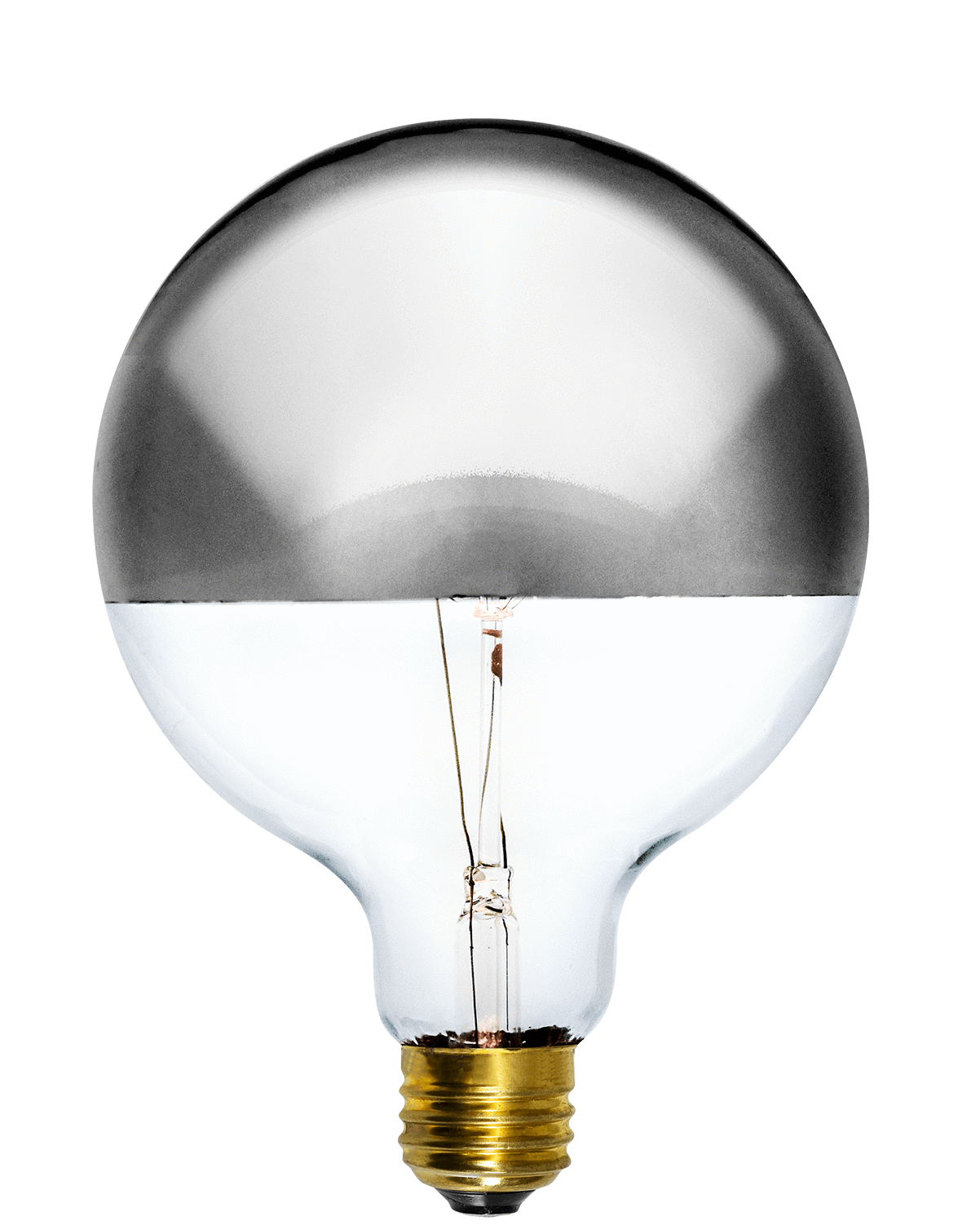 Bulb: LED Chrome Dipped 5" Globe Hangout Lighting