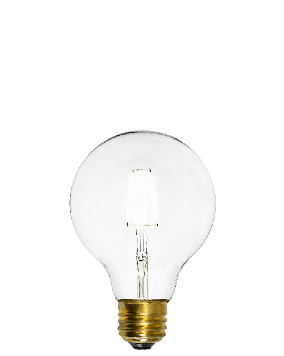 Bulb: LED - Clear 3" Globe Hangout Lighting