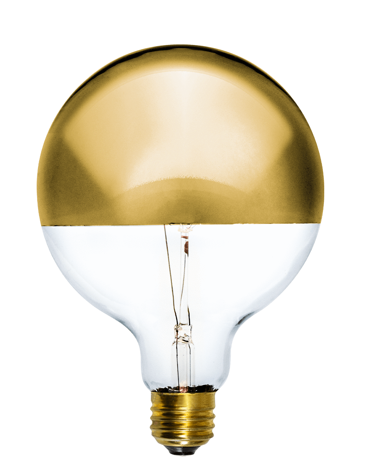 Bulb: LED Gold Dipped 5" Globe Hangout Lighting 