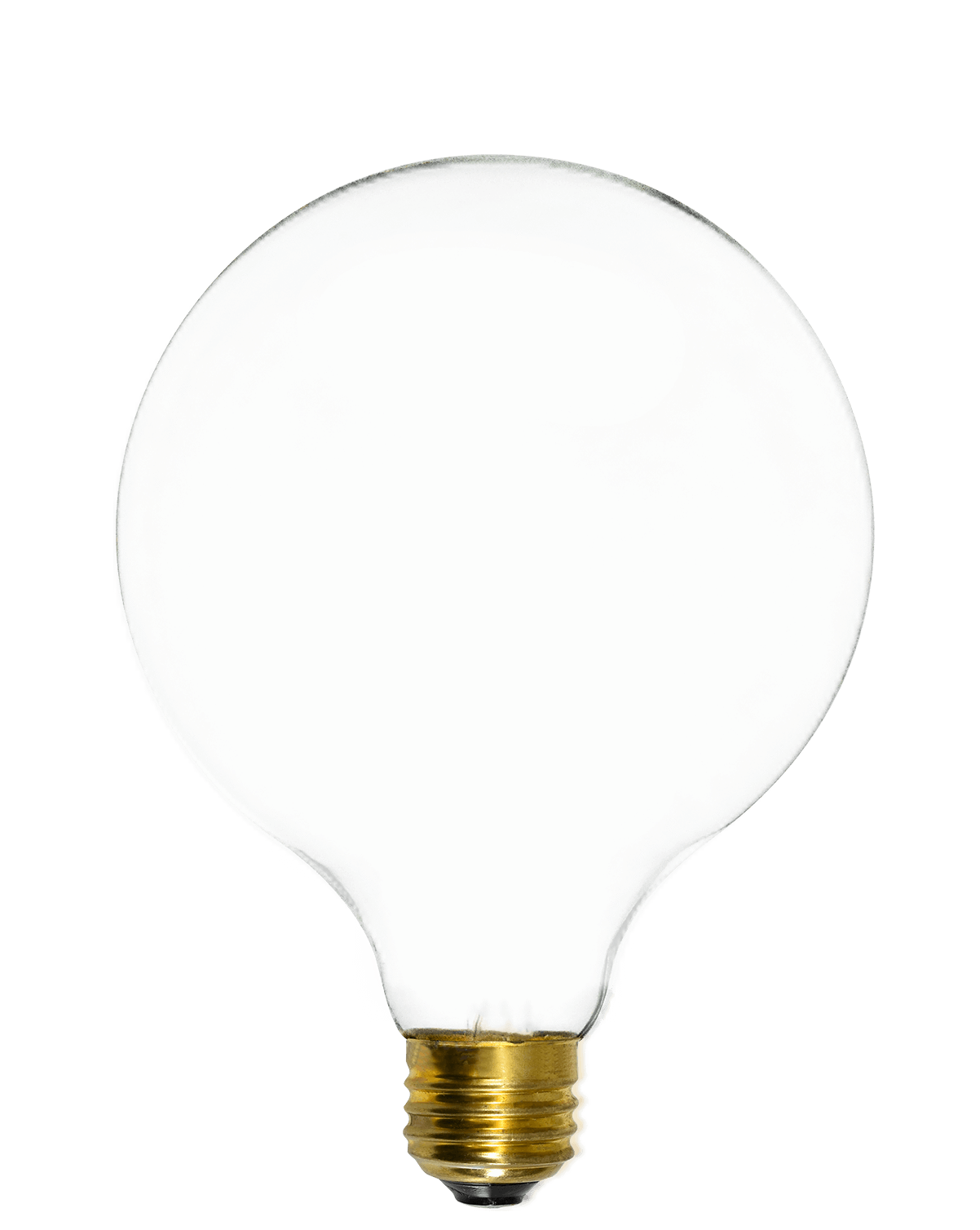 Bulb: LED - White 5" Globe Hangout Lighting