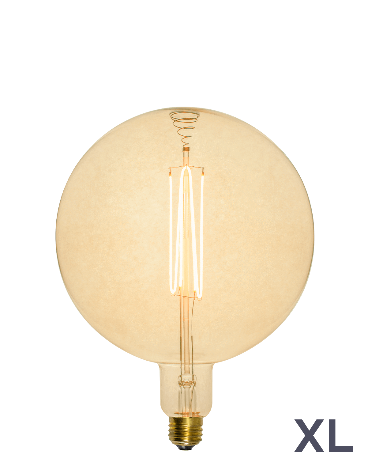 Bulb: LED XL Amber 8" Globe Hangout Lighting 
