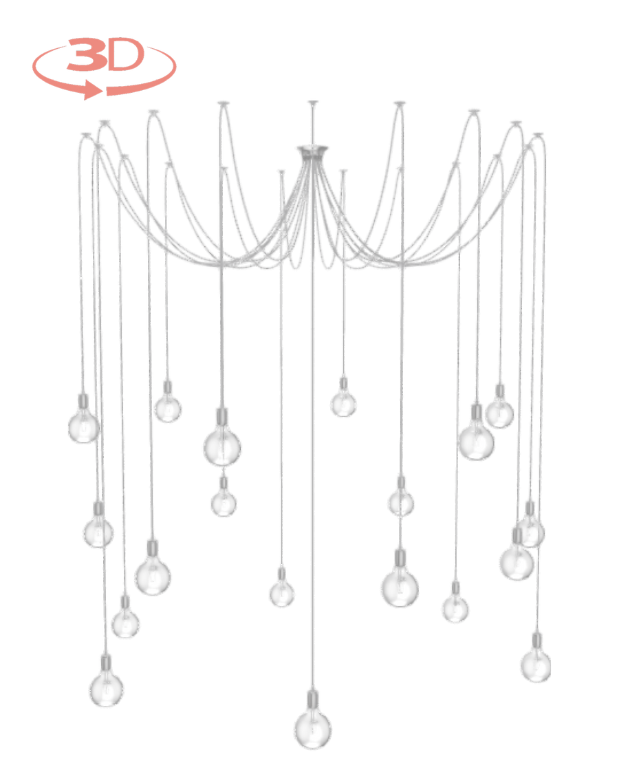 large 19 pendant light custom swag chandelier design your own