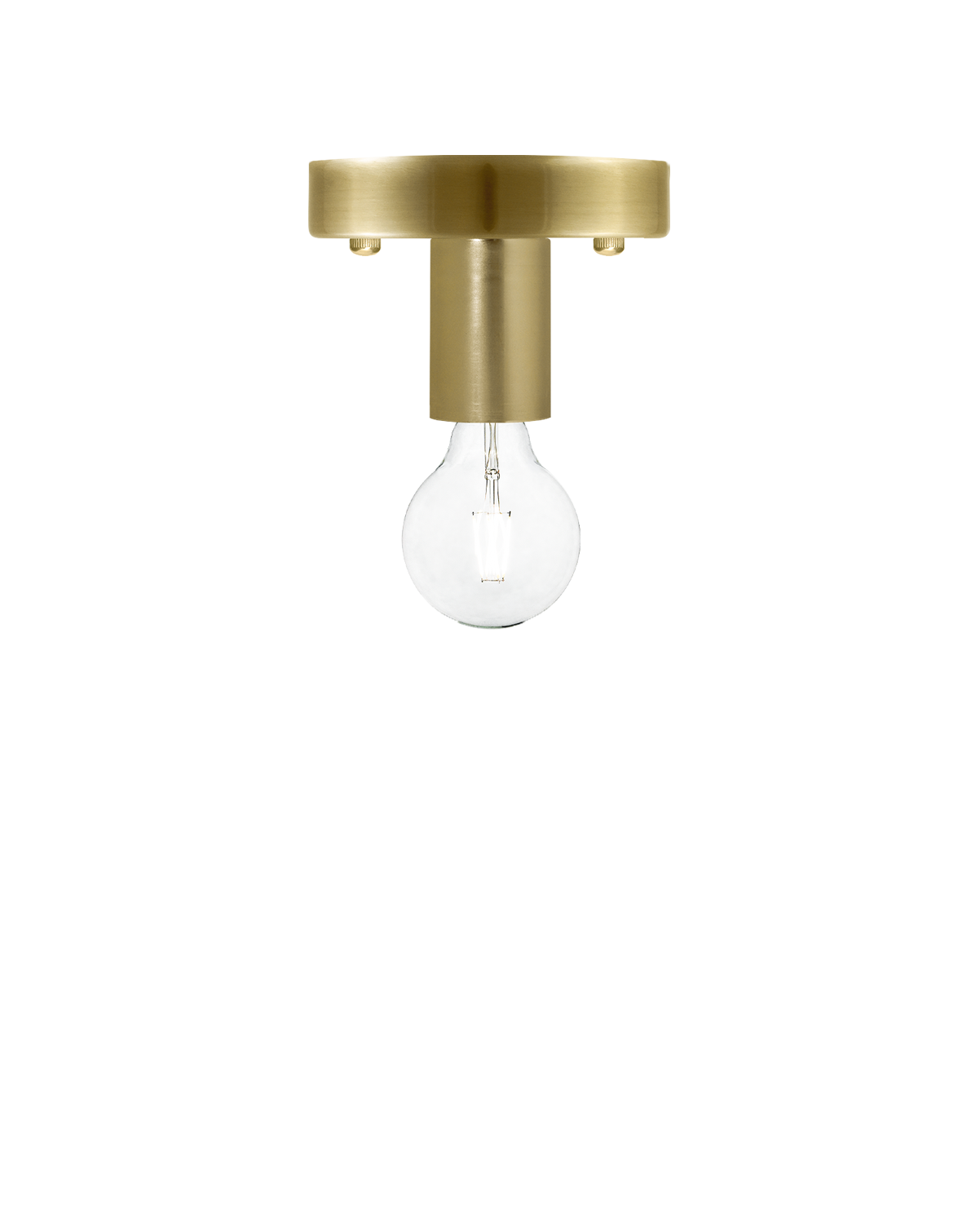 Flush Mount: Modern Brass Hangout Lighting 
