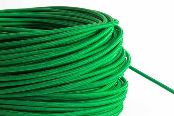 Green Fabric Cord by the Foot Hangout Lighting