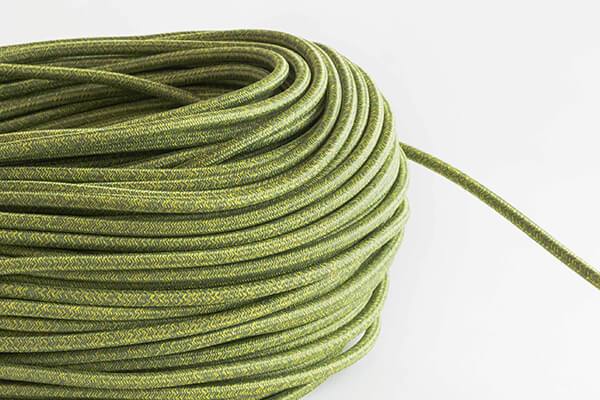 Green Tweed Fabric Cord by the Foot Hangout Lighting