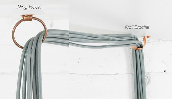 Hardware: Metal Ring Hooks Hangout Lighting