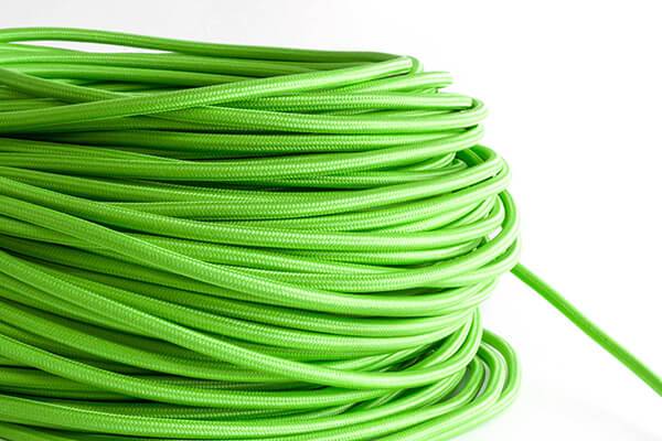 Lime Fabric Cord by the Foot Hangout Lighting