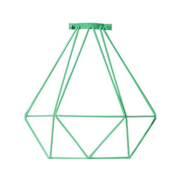 Mint Diamond Cage Hangout Lighting