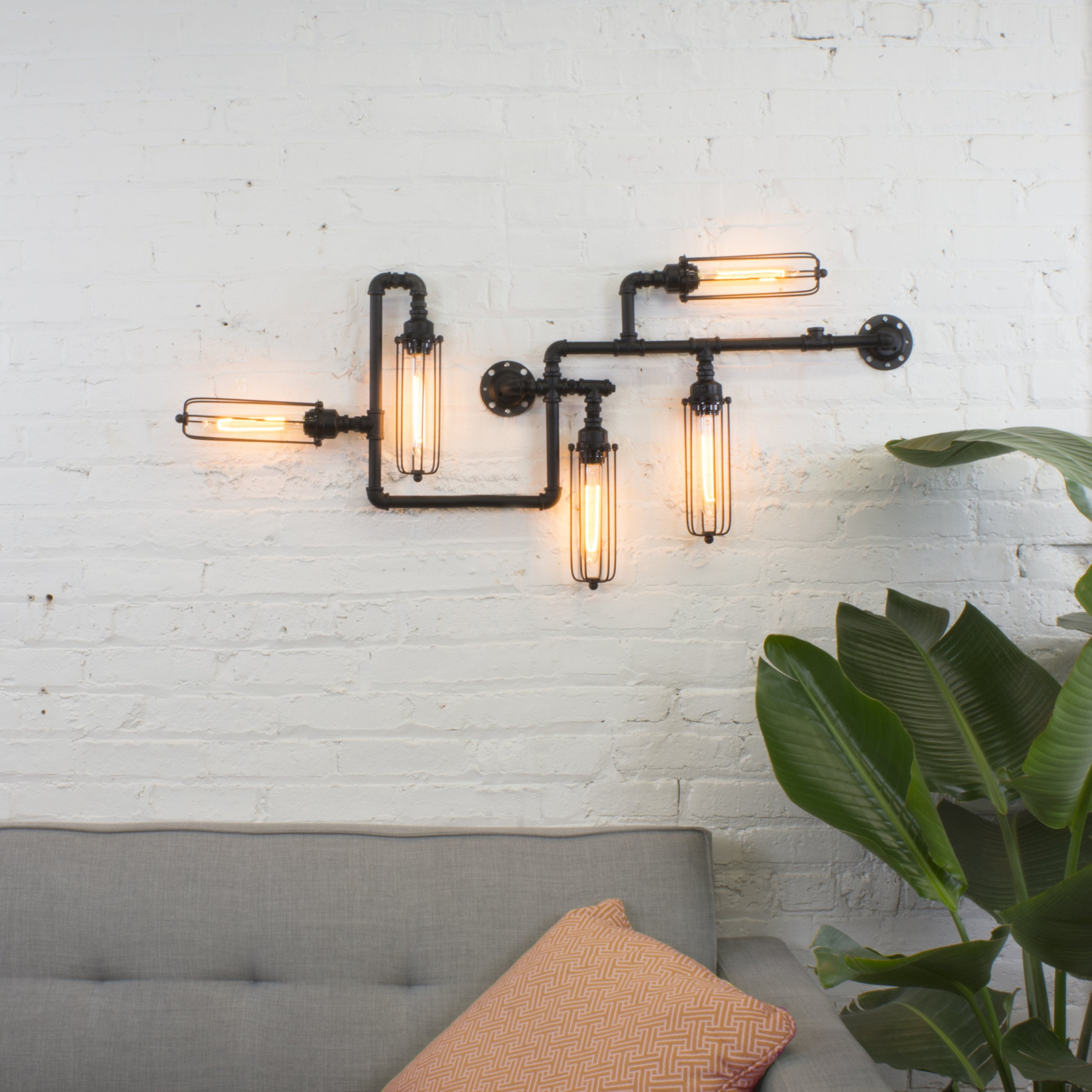 Pipe Maze Wall Mount Hangout Lighting