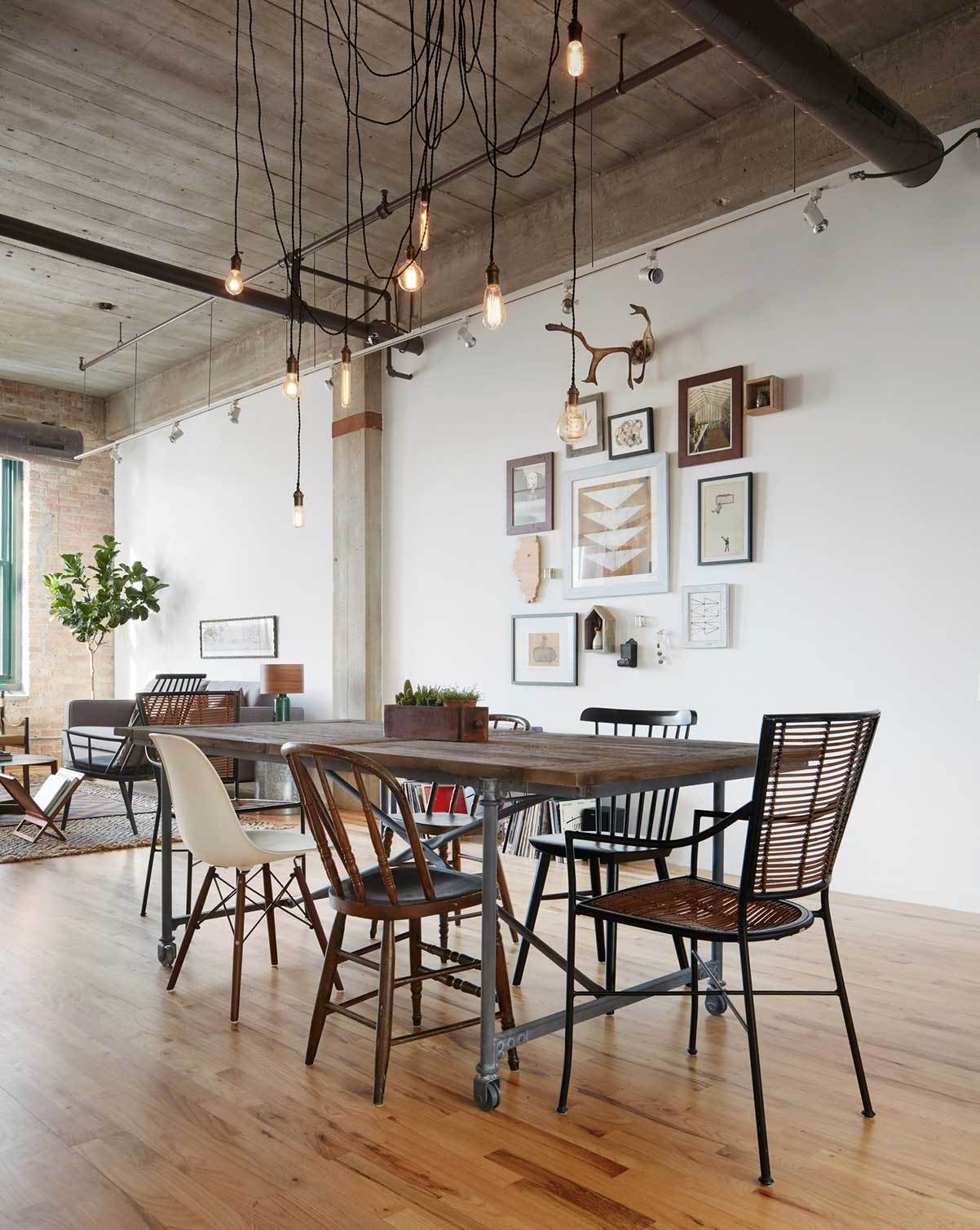 rustic 9 pendant light swag chandelier dining room table