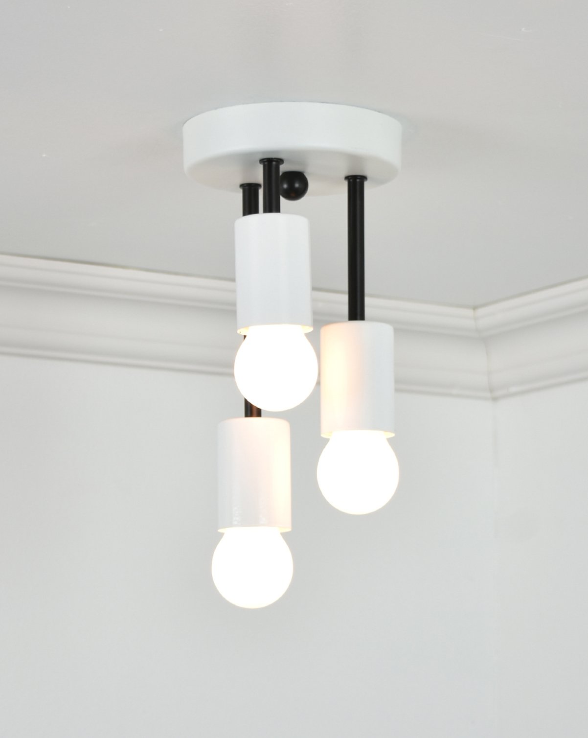 Triple Flush Mount: Design Your Own Hangout Lighting