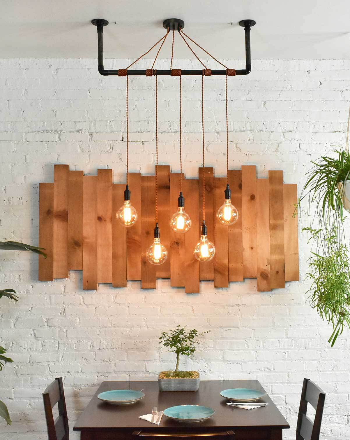 Wrap Chandelier: Design Your Own 5 Pendant Hangout Lighting