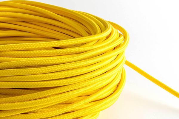 Yellow Fabric Cord by the Foot Hangout Lighting