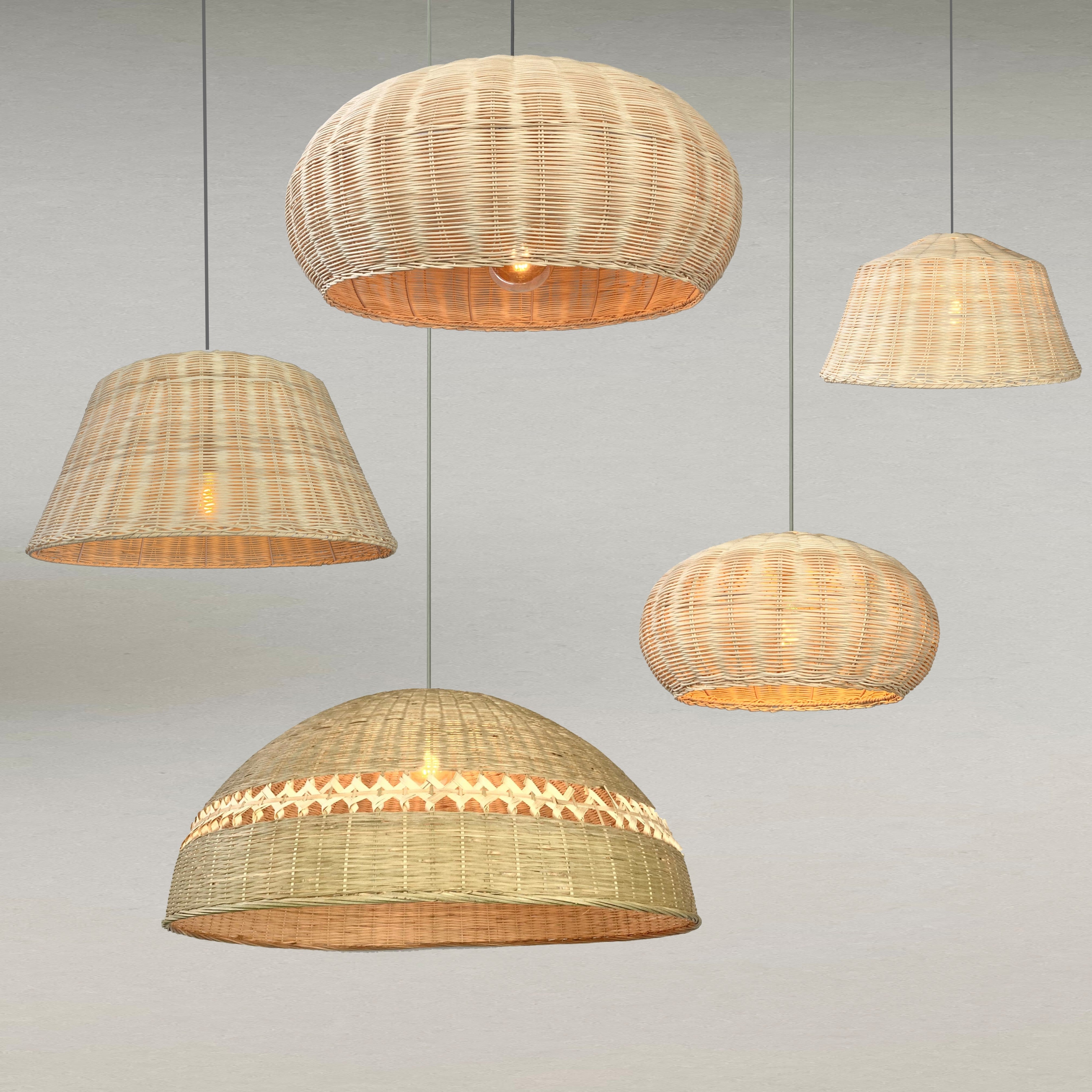 Rattan Pendants