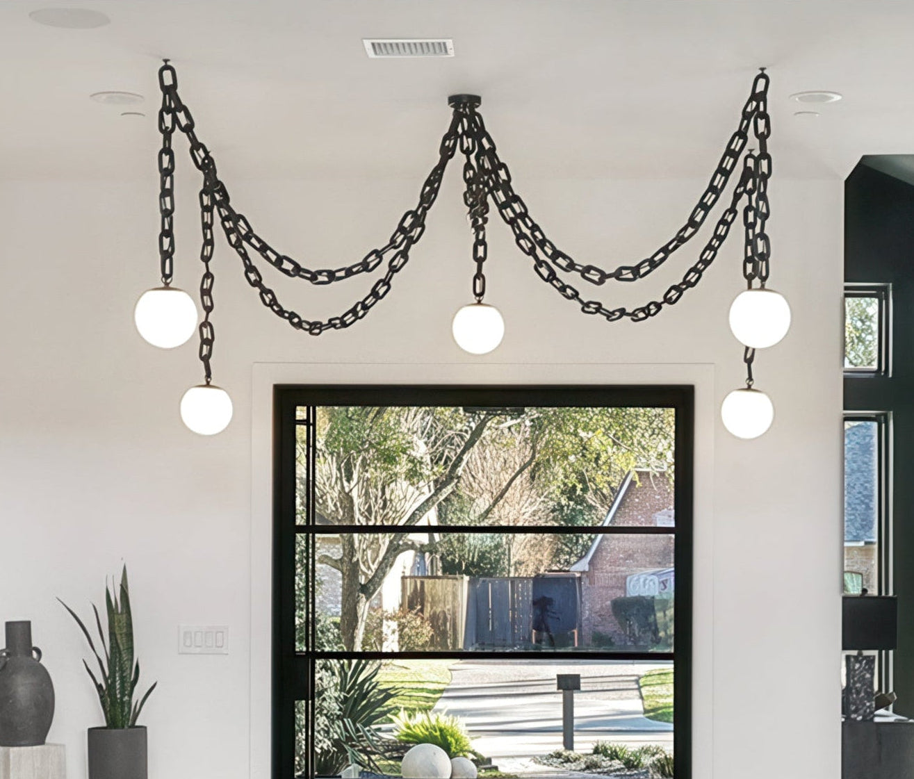 Black Chandeliers & Pendant Lights