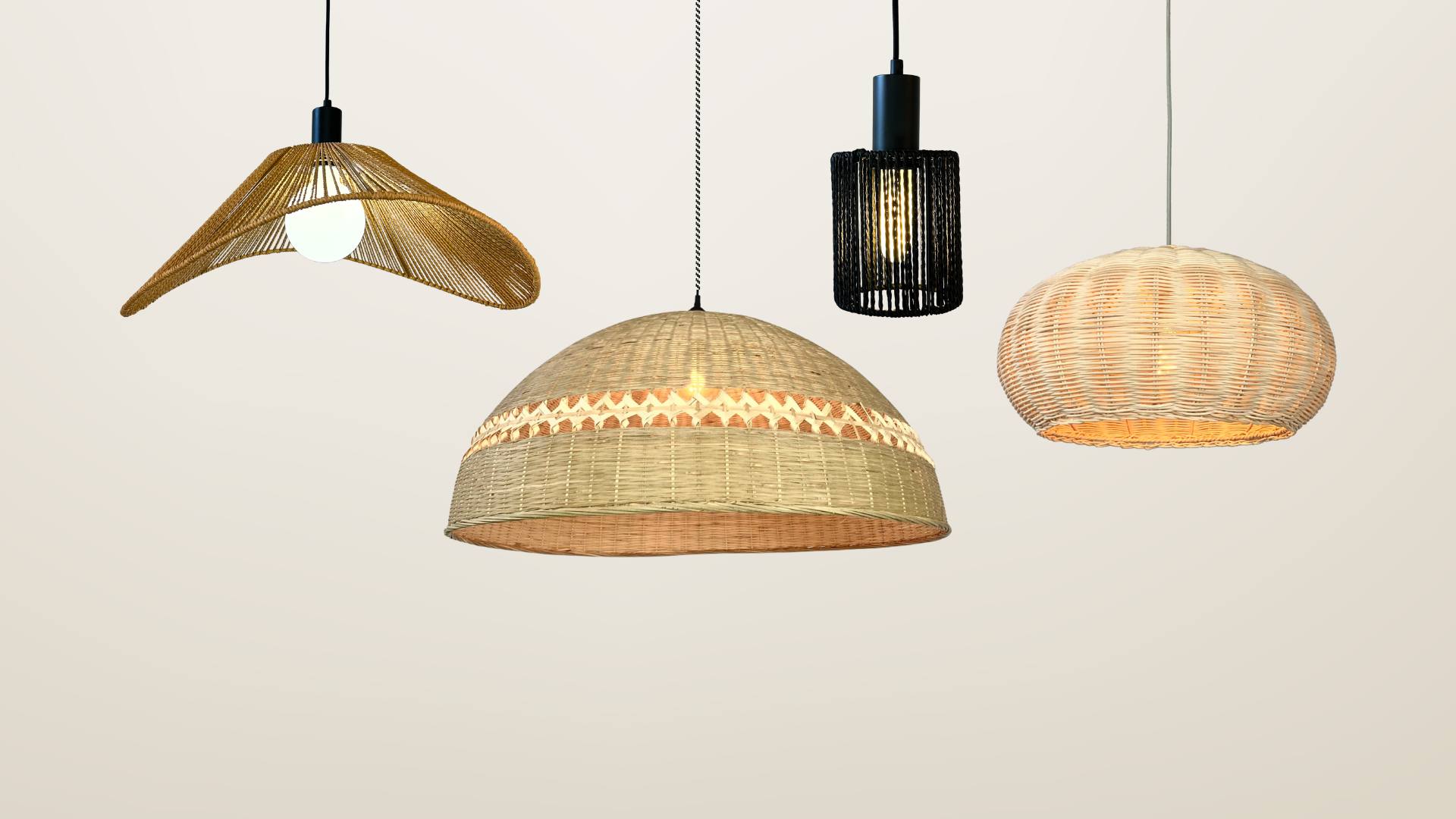 woven pendant lighting 