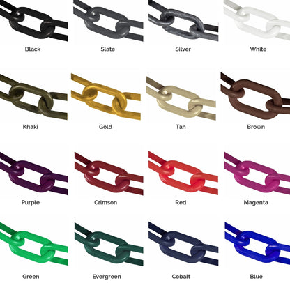 4" Thick-Link Resin Chain Samples