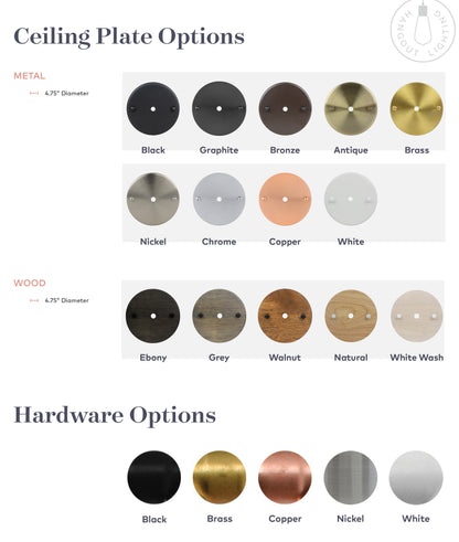 Ceramic Shade Pendant Light