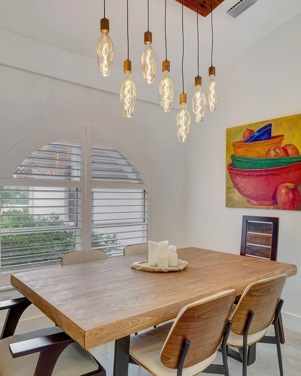 LED Wine Bottle Linear Chandelier