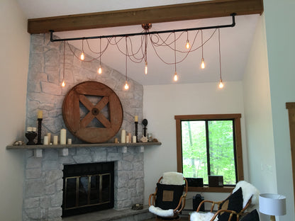 Pipe Wrap Pendant Chandelier