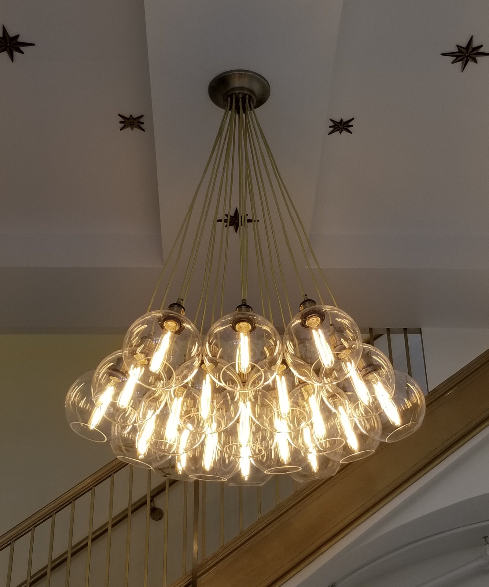 XL 8" Globe Cluster Chandelier