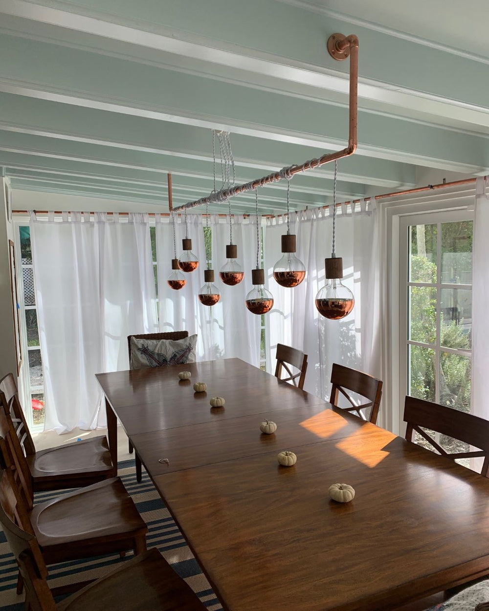 Copper Pipe Copper Dipped Globes