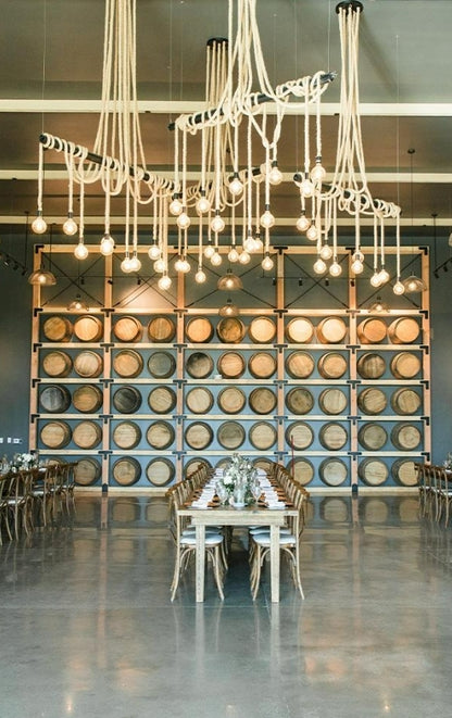 Custom Rope Wrap Chandelier