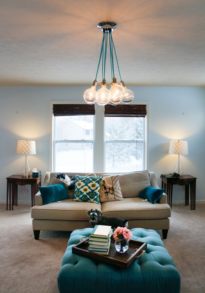Even Cluster Turquoise Cord