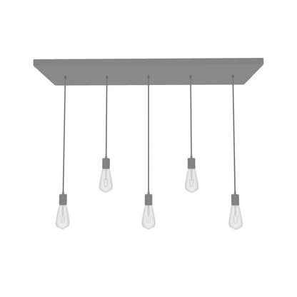 Design your own metal base linear pendant light chandelier