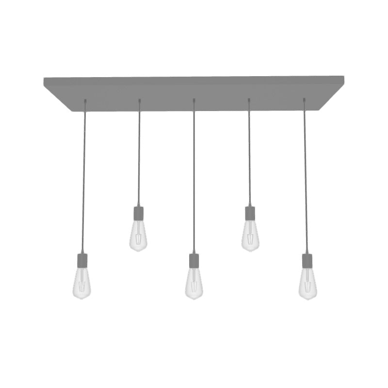 Design your own metal base linear pendant light chandelier