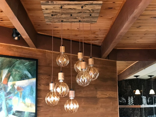 Bulb: LED Amber - Geometric Globe