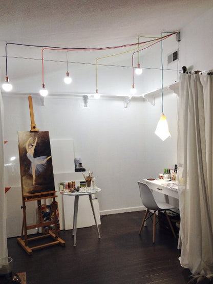 Plug in Pendant Chandelier With Dimmer Switch