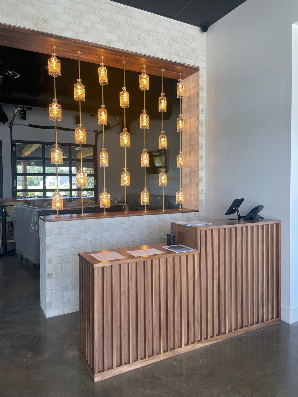 Custom decanter wall 