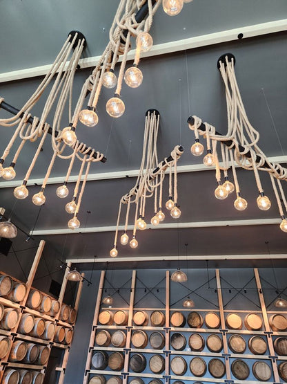 Custom Rope Wrap Chandelier