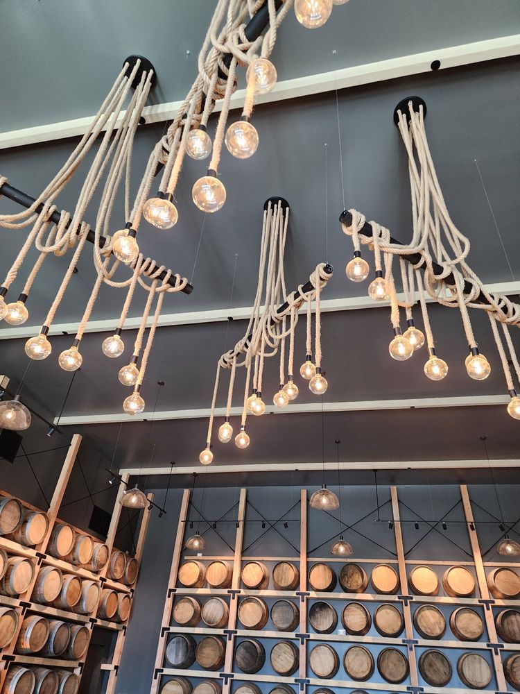 Custom Rope Wrap Chandelier