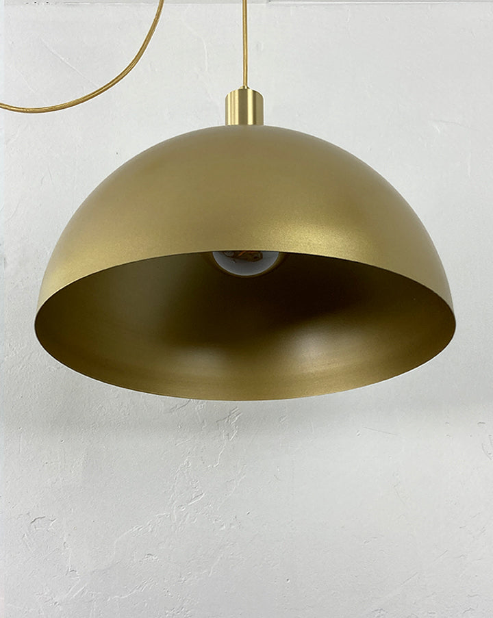 Dome Pendant: Brass 18"
