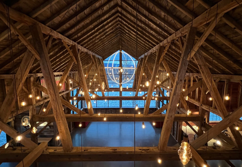 Vaulted Ceiling Venue Swag XL Amber Mix